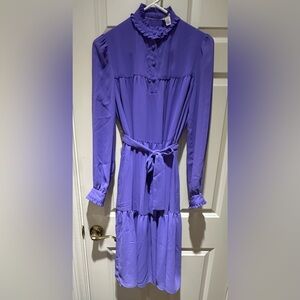 Elegant Vintage Purple Women's Dress sz 4